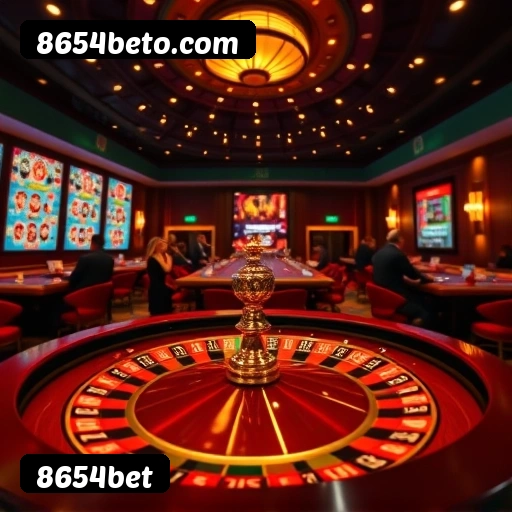 Números do app 8654bet em material de marketing — ilustração, não auditoria